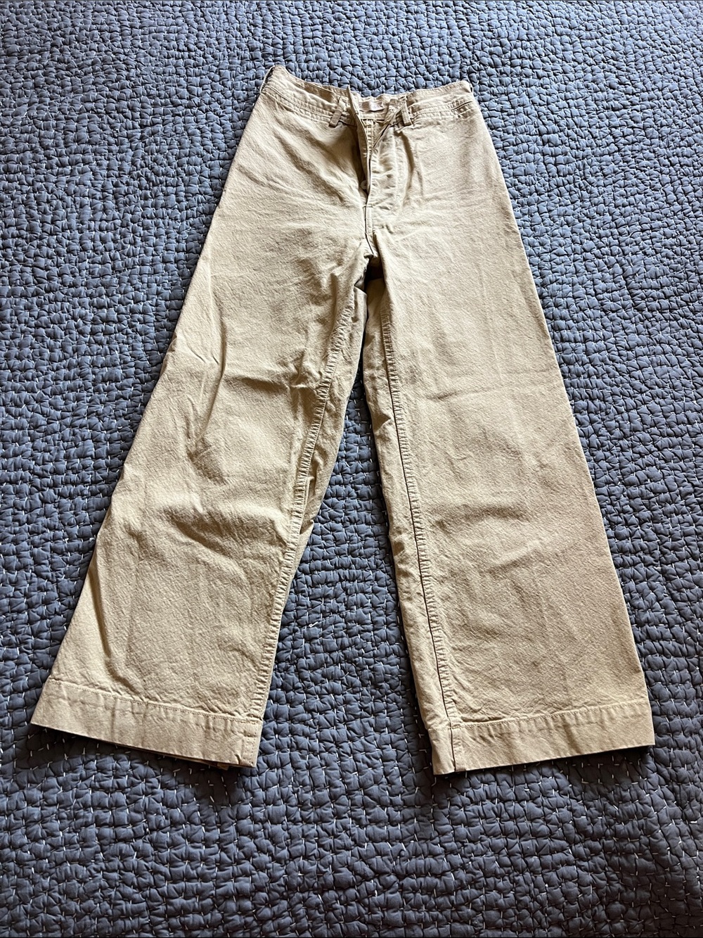 Jesse Kamm Light Khaki Cotton Trousers
